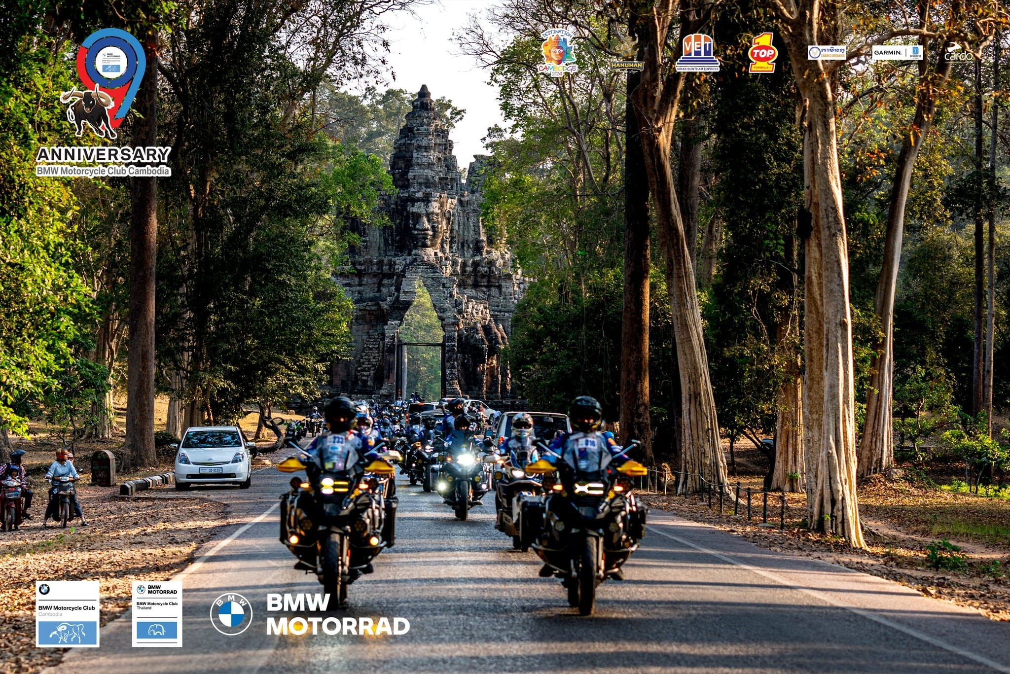 BMWMCTH Joins BMW Motorcycle Club Cambodia’s 9th Anniversary “Friendship Ride 2024”